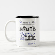 Bible Scripture Mug For Me And My House Joshua 24