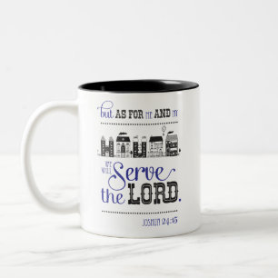 Bible Scripture Mug For Me And My House Joshua 24