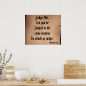 BIBLE SCRIPTURE SCROLL poster (Cuisine)