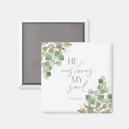 Bible Verdure Psaume Magnet (Recto/Verso)