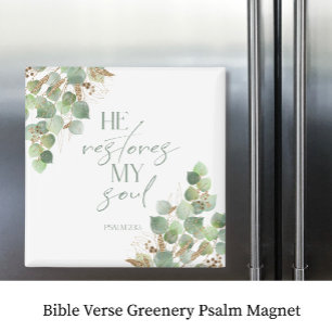 Bible Verdure Psaume Magnet