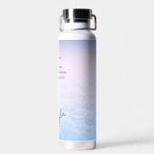 Bible Verse Bouteille d'eau (Arrière)