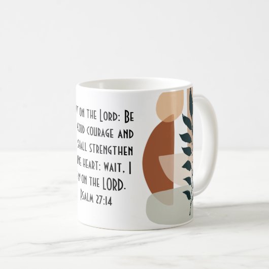 Bible Verse Café Mug (Devant droit)