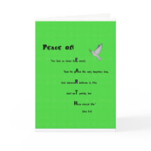 Bible Verse carte de Noël - Jean 3:16