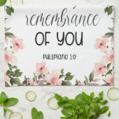 Bible verse Cuisine Serviette (Plié)