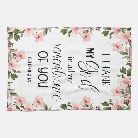 Bible verse Cuisine Serviette (Horizontal)