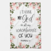 Bible verse Cuisine Serviette (Vertical)