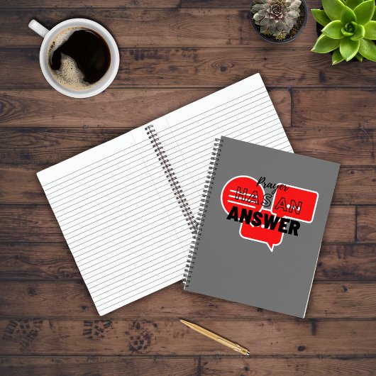 Bible Verse Écriture avec mots noirs Carnet