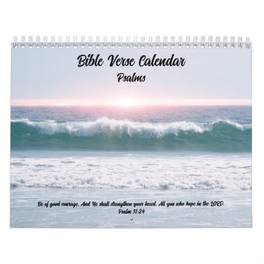 Bible Verse Écriture Calendrier Psaumes (Protection)