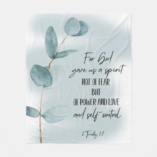 Bible verse  fleece blanket (Voorkant)