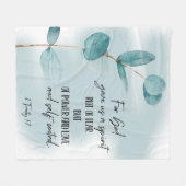 Bible verse fleece blanket (Voorkant (Horizontaal))