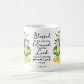 Bible Verse Floral Lemon Mug (Centre)