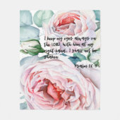 Bible verse floral Psaume 16 toece couverture (Devant)