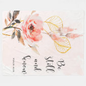 Bible verse floral Psaume 46 toece couverture (Devant (Horizontal))