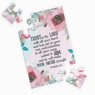 Bible verse floral Puzzle