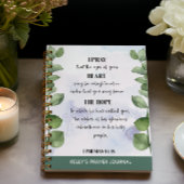 Bible Verse Greenery Prayer Journal