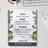 Bible Verse Greenery Prayer Journal