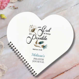 Bible Verse Heart Prayer tijdschrift Notitieboek