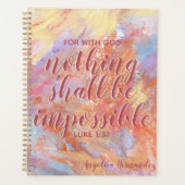Bible Verse Inspiration Faith Planner (Devant)