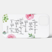 Bible Verse iPhone / coque ipad 13 (Verso (horizontal))