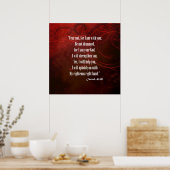 Bible Verse Isaïe 41 10 Poster (Cuisine)
