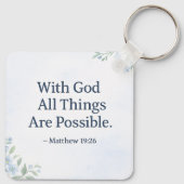 Bible Verse Keychain He Restores My Soul (Achterkant)