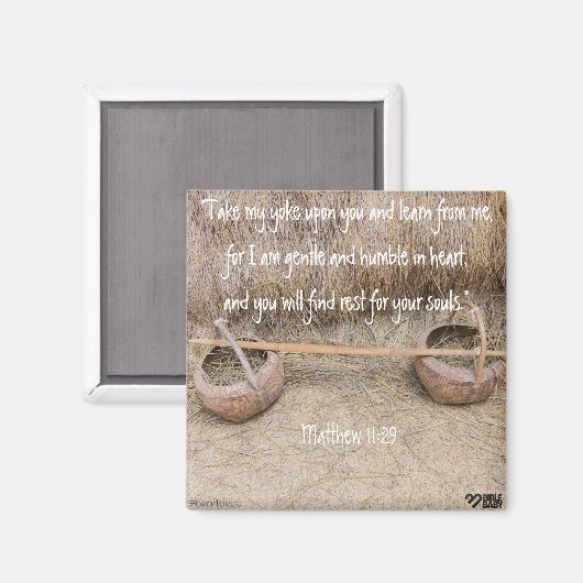 Bible Verse Magnet - Matthew (Recto/Verso)