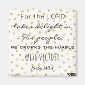 Bible Verse Magnet - Psaume 149 (Devant)