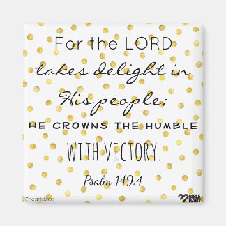 Bible Verse Magnet - Psaume 149