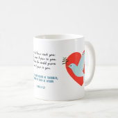 Bible Verse Mug - Paix (Devant droit)