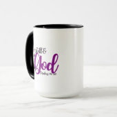 Bible Verse Mug - Psaume 46:10 (Devant gauche)
