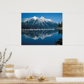 Bible Verse Phillipians 4:13 Poster (Cuisine)