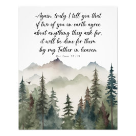 Bible Verse Poster Matthew 18