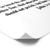 Bible Verse Poster Print Template To Personalize (Coin)