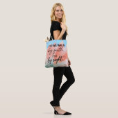 Bible verse Psalm Floral  Tote Bag (Sur le modèle)
