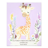 Bible Verse Safari Nursery Photo (Devant)