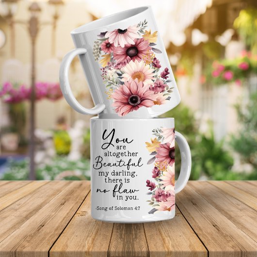 Bible Verse You are Beautiful Coffee Mug