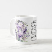 Bible Verse Your Word Is a Light Coffee Mug (Devant gauche)