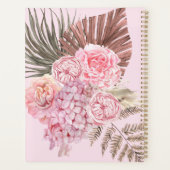 Bible Verset Floral Rose Pampas Planner (Dos)