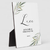 Bible verset Jean Écriture feuille Plaque (Côté)