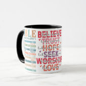 Bible verset Mug for Christian, Don for Christian (Devant gauche)