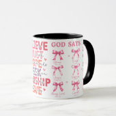 Bible verset Mug for Christian, Don for Christian (Devant droit)
