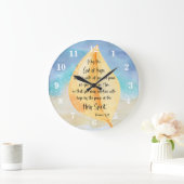 Bible verset Romains Mur Horloge (Maison)