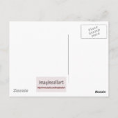 Bible versets de coeur rouge grunge design, carte  (Dos)