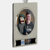 BIBLENKJV.COM™ 🛐 #SILVER VERZILVERD BANNER ORNAMENT (Rechts)