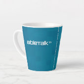 BibleTalk.tv – Latte Mug (Angle gauche)