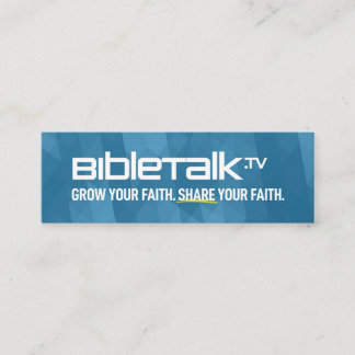 BibleTalk.tv - Mini carte Promo