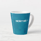 BibleTalk.tv – Tasse à latte (Angle droit)