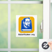 BibleThinker.org Logo Window Cling Raamsticker (Huis)