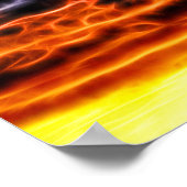 Biblical Electrified Cumulus Clouds Skyscape Poster (Hoek)